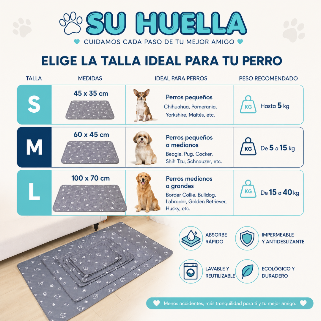 Tapete Higiénico Para Perros Reutilizable